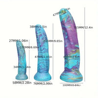 6.69in 9.65in 12.4in Silicone Soft Big Monster Dildo For Women Men G-Spot