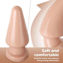 6.69in Butt Plug Dildo PVC Female Masturbation Sex Toy Anal Massager