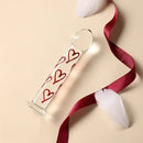 6.69in Crystal Heart Glass Clear Dildo Suction Cup Elegant Anal Sex Toy