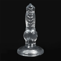6.69in Fantasy Animal Dog Cock Dildo For Climax Self Pleasure