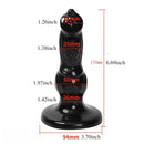 6.69in Fantasy Animal Dog Cock Dildo For Climax Self Pleasure