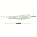 6.69in Fluorescent Glass Nighttime Glow-in-the-Dark Real Unisex Dildo