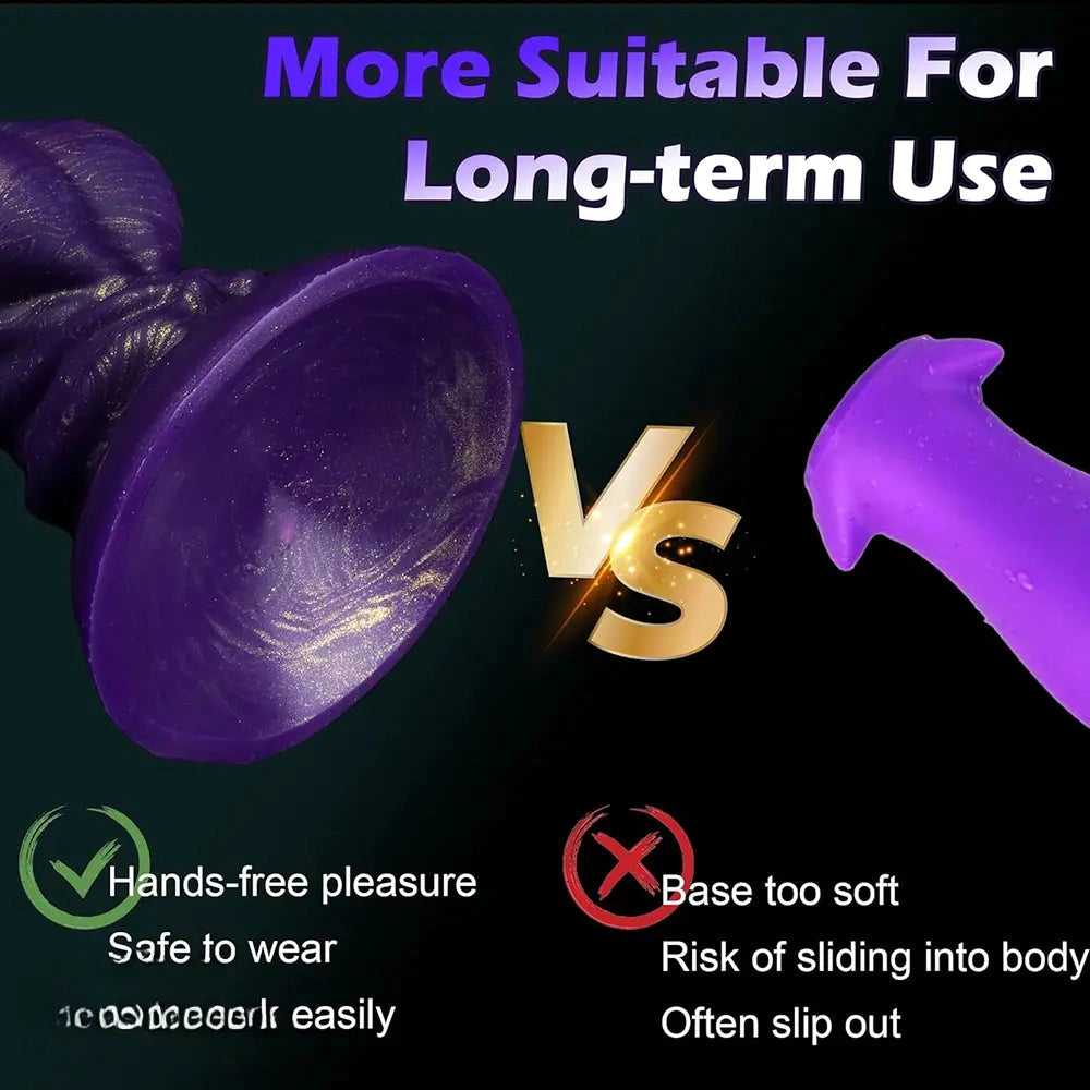 6.69in Knot Silicone Soft Fantasy Monster Dildo Simulation Sex Toy