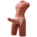 6.69in Life Size Male Torso With Thrusting Vibrating Function Dildo Love Toy