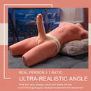 6.69in Life Size Male Torso With Thrusting Vibrating Function Dildo Love Toy