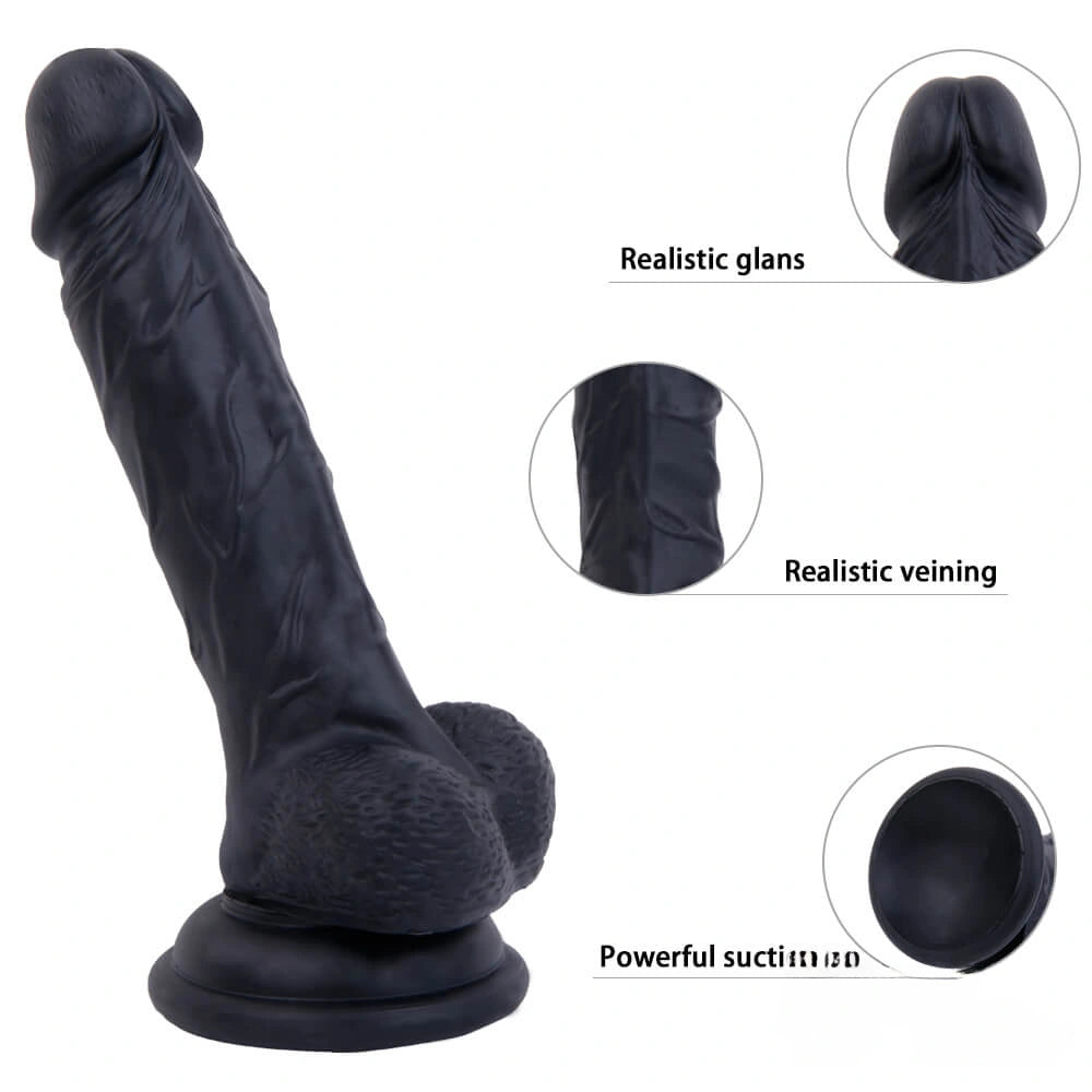 6.69in Lifelike Shaped Penis Glans Dildo For Anus G Spot Playing