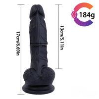 6.69in Lifelike Shaped Penis Glans Dildo For Anus G Spot Playing