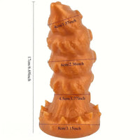 6.69in Liquid Silicone Soft Thick Anal Plug SM Punishment Octopus Dildo