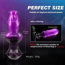 6.69in Monster Knot Inflatable Dildo For Anal Vaginal Knot Massage