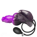 6.69in Monster Knot Inflatable Dildo For Anal Vaginal Knot Massage