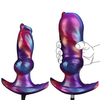 6.69in Monster Knot Inflatable Dildo For Anal Vaginal Knot Massage