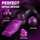 6.69in Monster Knot Inflatable Dildo For Anal Vaginal Knot Massage