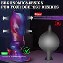 6.69in Monster Knot Inflatable Dildo For Anal Vaginal Knot Massage