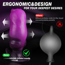 6.69in Monster Knot Inflatable Dildo For Anal Vaginal Knot Massage