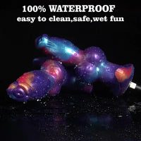 6.69in Monster Knot Inflatable Dildo For Anal Vaginal Knot Massage