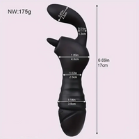 6.69in Multiple Colors Soft Silicone Dildo For G-spot Stimulation Massager