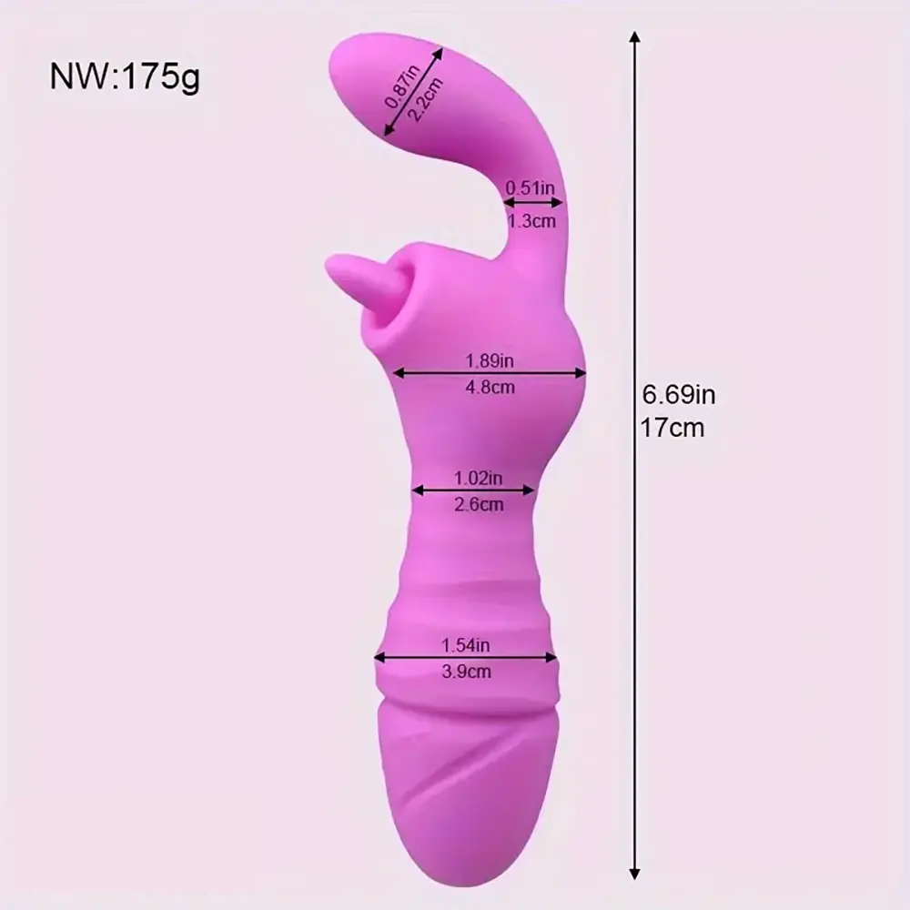 6.69in Multiple Colors Soft Silicone Dildo For G-spot Stimulation Massager
