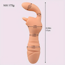 6.69in Multiple Colors Soft Silicone Dildo For G-spot Stimulation Massager