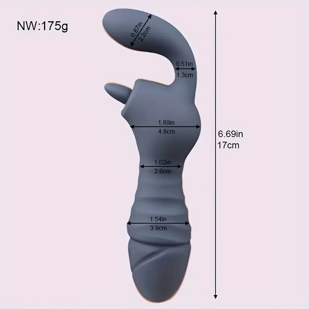 6.69in Multiple Colors Soft Silicone Dildo For G-spot Stimulation Massager
