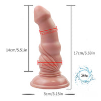6.69in Odd Real Feeling Weird Dildo For Anal Sex