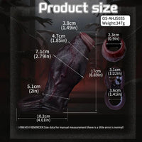 6.69in Platinum Silicone Realistic Men Penis Sleeve Dildo Suitable For Dating