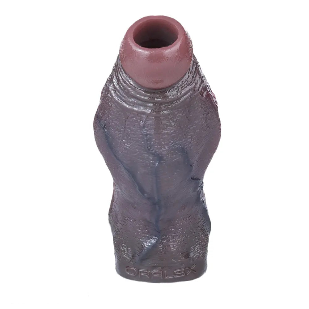 6.69in Platinum Silicone Realistic Men Penis Sleeve Dildo Suitable For Dating