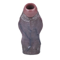 6.69in Platinum Silicone Realistic Men Penis Sleeve Dildo Suitable For Dating