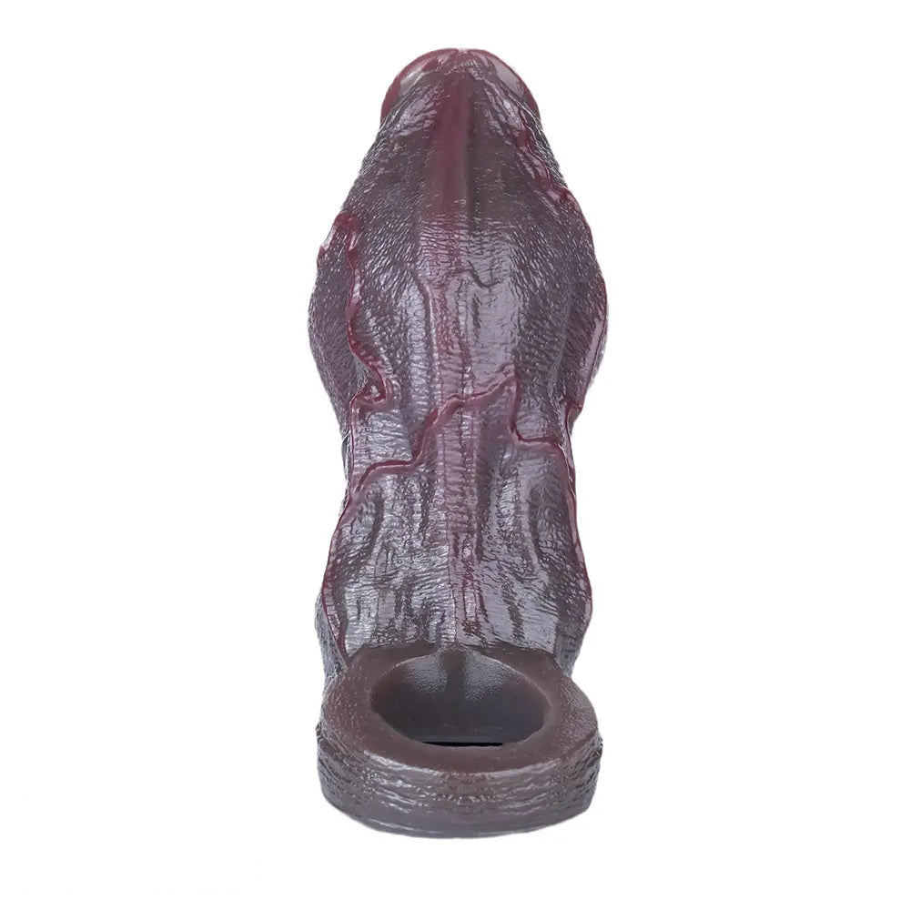 6.69in Platinum Silicone Realistic Men Penis Sleeve Dildo Suitable For Dating