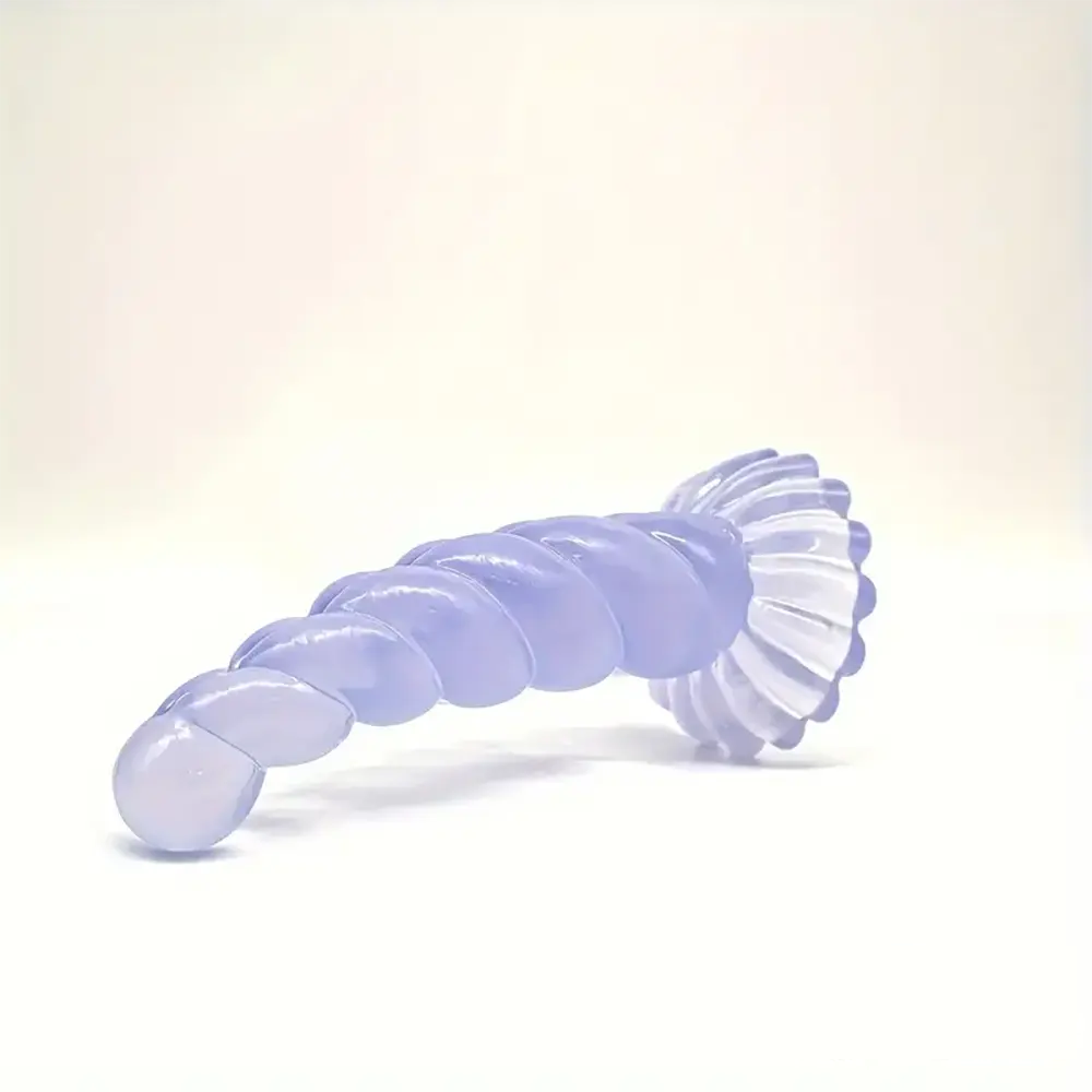 6.69in Real Fantasy Odd Twist Dildo For Women Vagina With Sucker