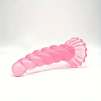 6.69in Real Fantasy Odd Twist Dildo For Women Vagina With Sucker