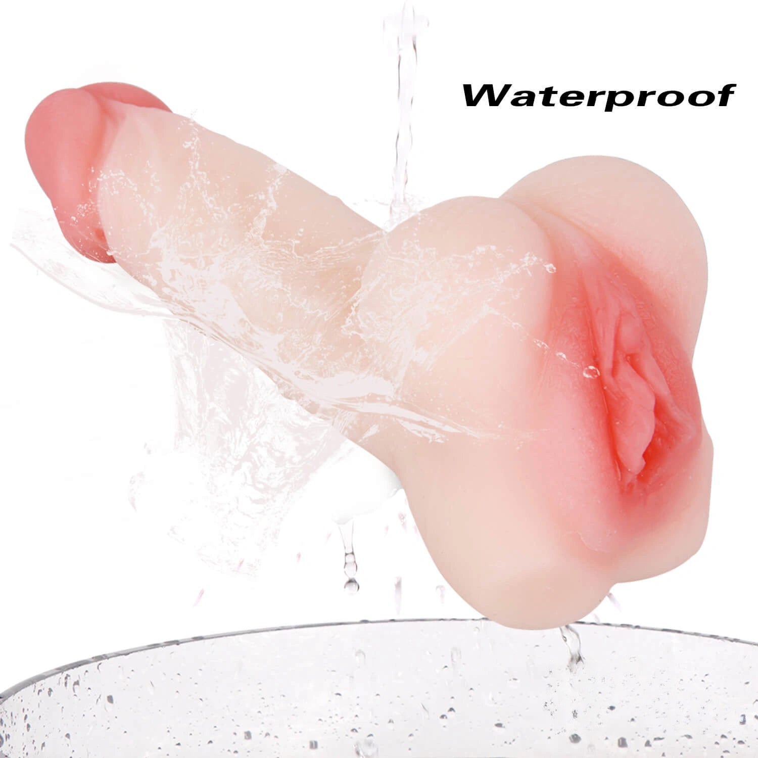 6.69in Real Feeling Pocket Pussy Dildo Male Sex Toy For Sex Love