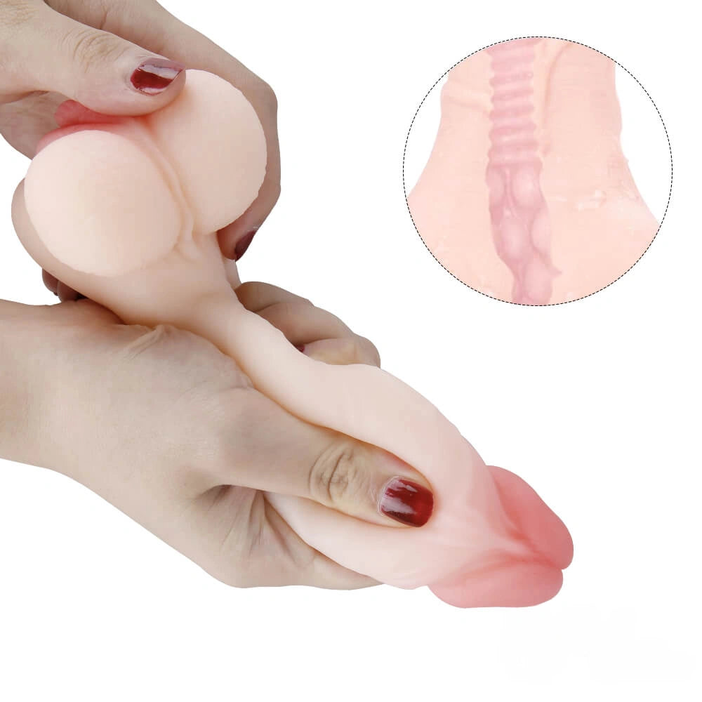 6.69in Real Feeling Pocket Pussy Dildo Male Sex Toy For Sex Love