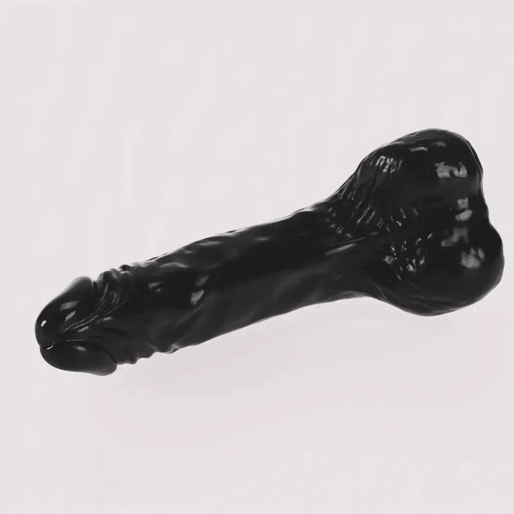 6.69in Real PVC Skin Sharp Anal Vaginal Stimulation Dildo Sex Toy