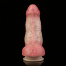 6.69in Realistic Female Manual Dual Density Silicone Soft Thick Cock Dildo