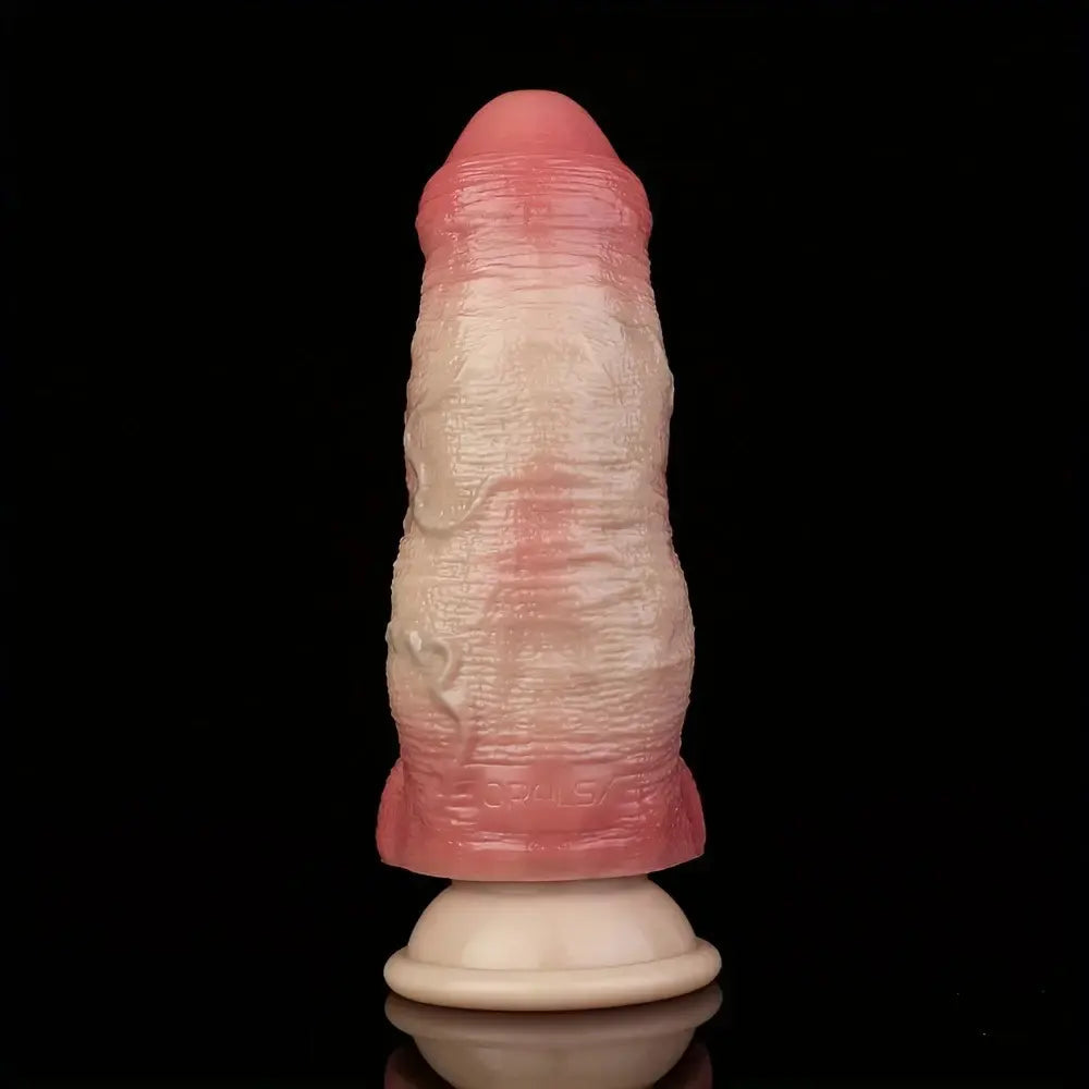 6.69in Realistic Female Manual Dual Density Silicone Soft Thick Cock Dildo