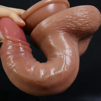 6.69in Realistic Penis Soft Silicone Dildo For Female Massage Sex Toy