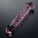 6.69in Realistic Pink Threaded Glass Dildo For Female Sex Pleasure