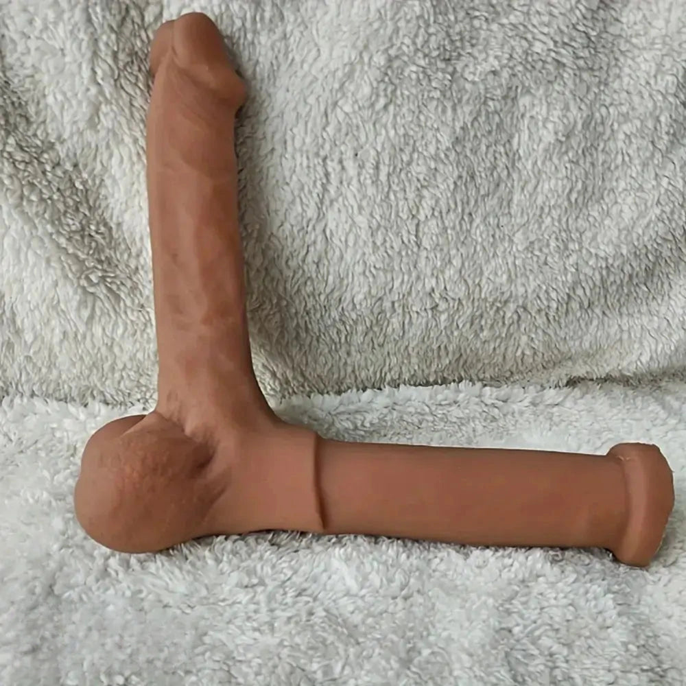 6.69in Realistic Shemale Thick Dildo Penis For Sex Doll Men Women Adult Toy