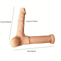 6.69in Realistic Shemale Thick Dildo Penis For Sex Doll Men Women Adult Toy