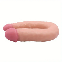 6.69in Realistic Small Dual Ends Dildo For Female Lesbian Pleasure