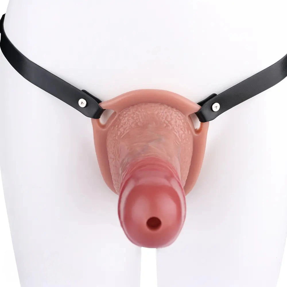 6.69in Silicone Cock Cage Strap on Chastity Dildo With Lock With Cock Ring