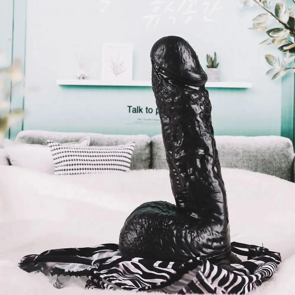 6.69in Small Real PVC Skin Dildo Female Masturbator Anal Sex Toy