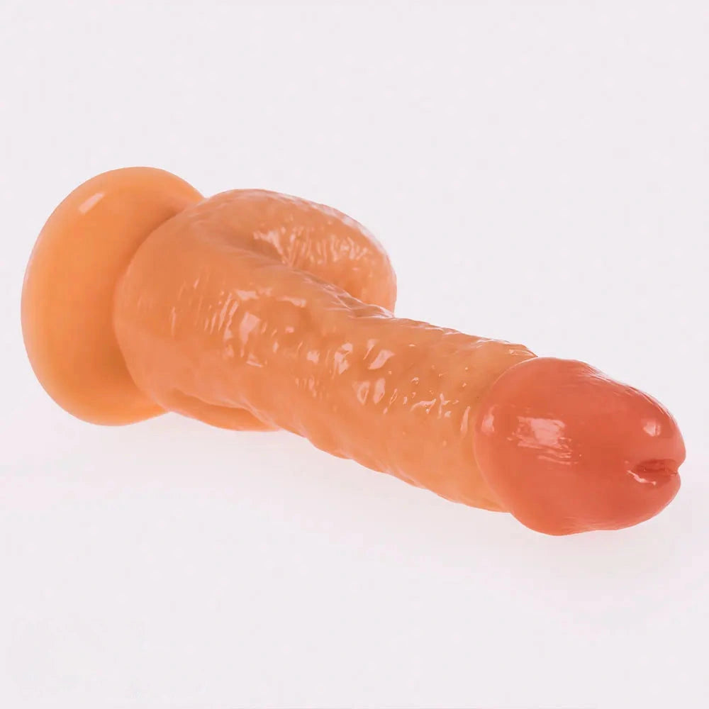 6.69in Small Real PVC Skin Dildo Female Masturbator Anal Sex Toy