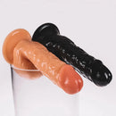 6.69in Small Real PVC Skin Dildo Female Masturbator Anal Sex Toy