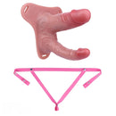 6.69in Strap on Double Sided Silicone Cock Cage Dildo For Chastity Cock