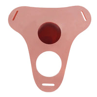 6.69in Strap on Hollow Sleeve Silicone Cock Cage Dildo For Chastity Cock
