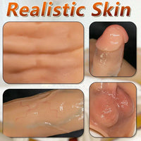 6.69in Strap on Vibrating Thrusting Swing Heating Automatic Dildo Panty
