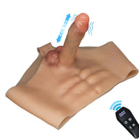 6.69in Strap on Vibrating Thrusting Swing Heating Automatic Dildo Panty