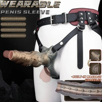 6.69in Tentacle Silicone Monster Hollow Strap on Dildo Sleeve For Adults