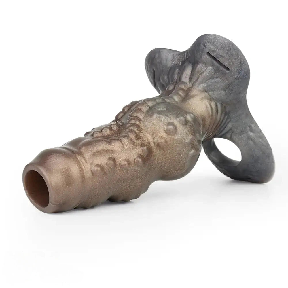 6.69in Tentacle Silicone Monster Hollow Strap on Dildo Sleeve For Adults